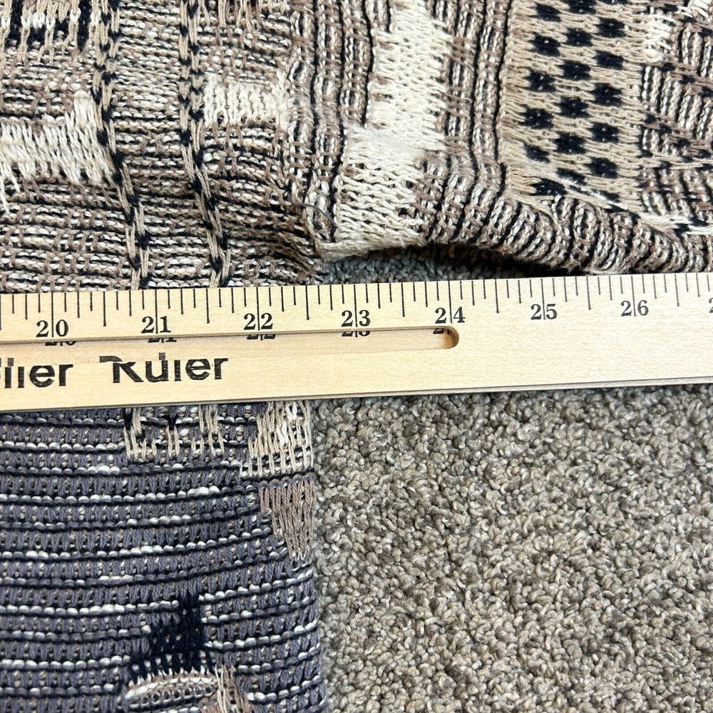 Vintage Bachrach Sweater Womens Brown Fair Isle Yacht Knit Hippie‎ Boho Grandma - Picture 9 of 10